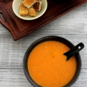 Tomato soup recipe, restaurant style | Homemade tomato soup