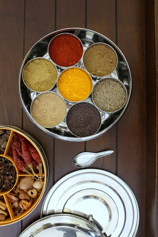 Indian Spice Box (Masala Dabba) - Spice Up The Curry