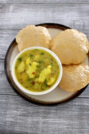 Poori masala recipe | How to make potato masala for pooris