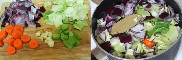 Vegetable broth recipe | How to make vegetable stock at home