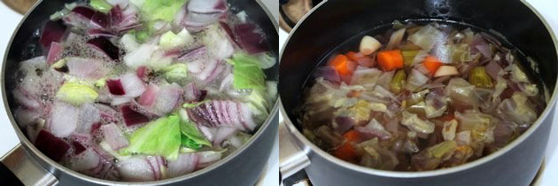 Vegetable broth recipe | How to make vegetable stock at home