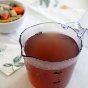 Vegetable broth recipe | How to make vegetable stock at home