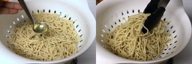 Boiled noodles for Indo-chinese recipes | Non-sticky boiled noodles