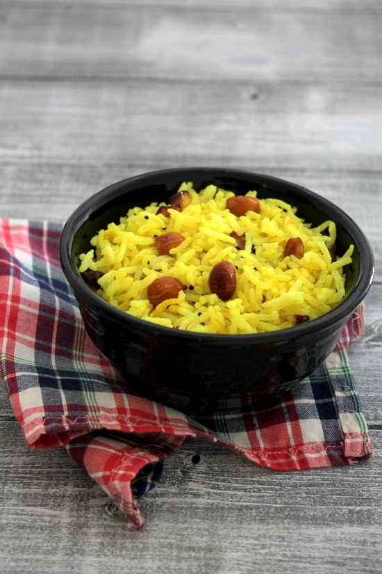 Lemon rice recipe | Chitrannam recipe | South Indian lemon rice