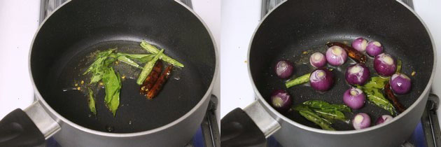 adding green chilies and pearl onions