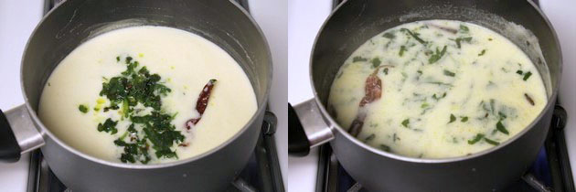 adding tempering to the kadhi