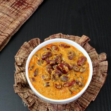 Rajma curry recipe | Red kidney beans curry with yogurt
