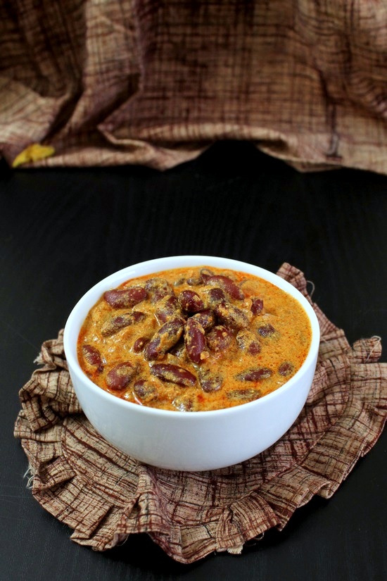 Rajma curry recipe | Red kidney beans curry with yogurt