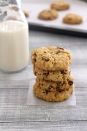 Eggless oatmeal raisin cookies recipe | Best oatmeal raisin cookies