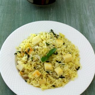 Paneer pulao recipe |Paneer pulav | How to make paneer pulao