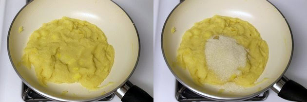 adding sugar