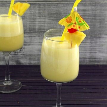 Virgin pina colada recipe | How to make pina colada mocktail