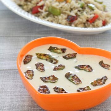 Bhindi raita recipe | How to make bhindi raita, Okra raita recipe