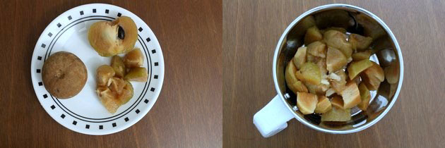 Chikoo milkshake recipe | How to make chikoo milkshake