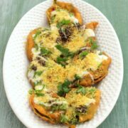 Palak chaat recipe | Spinach chaat (Palak pakoda chaat recipe)