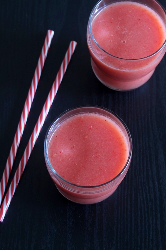 Strawberry watermelon juice recipe (Fresh fruit juice recipes)