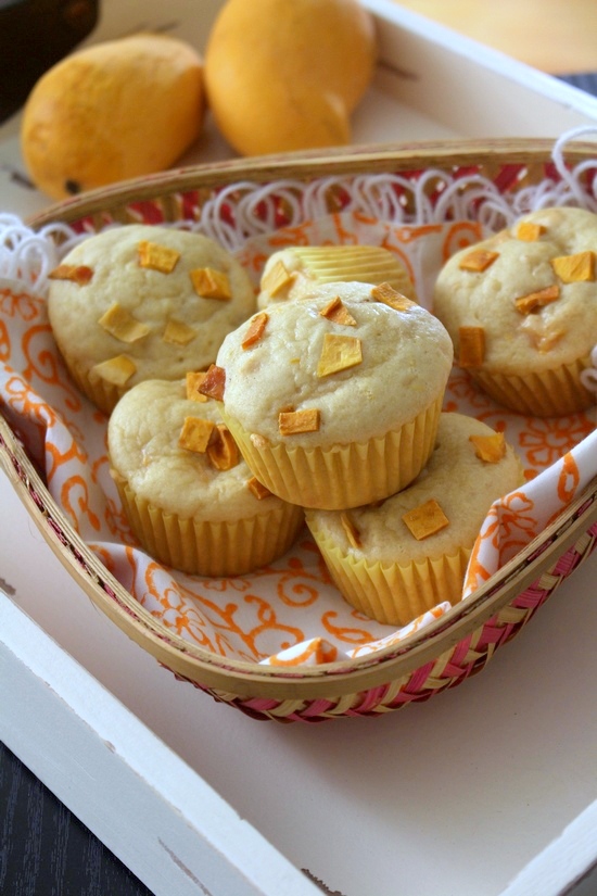 Eggless mango muffins recipe | How to make mango muffins