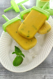 Mango popsicles recipe (4 ingredients mango coconut pops)