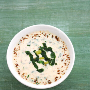 Palak raita recipe | Spinach raita | how to make palak raita
