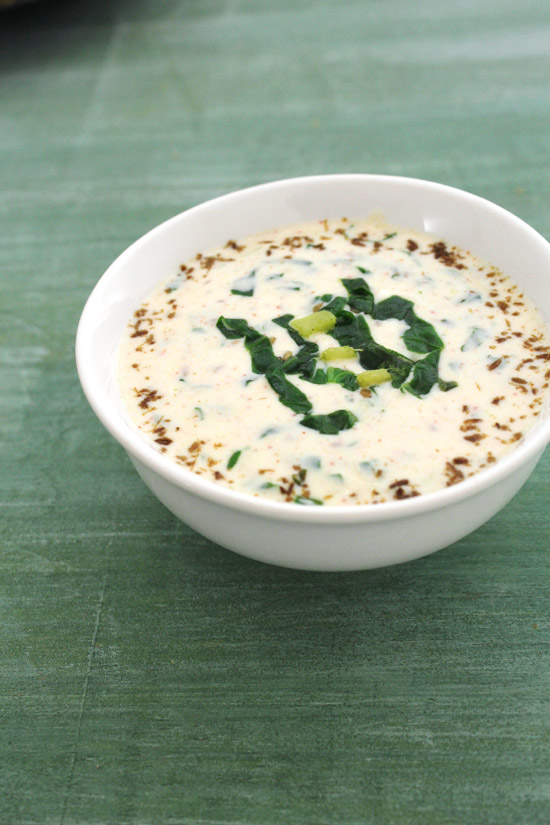 Palak raita recipe | Spinach raita | how to make palak raita