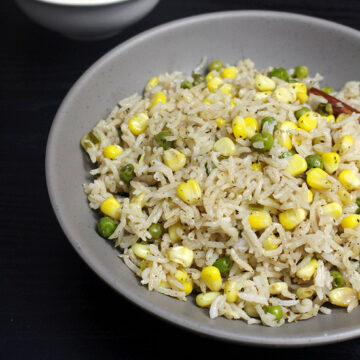 Corn pulao recipe (How to make sweet corn pulao)