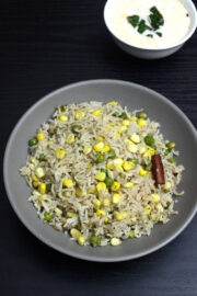 Corn pulao recipe (How to make sweet corn pulao)