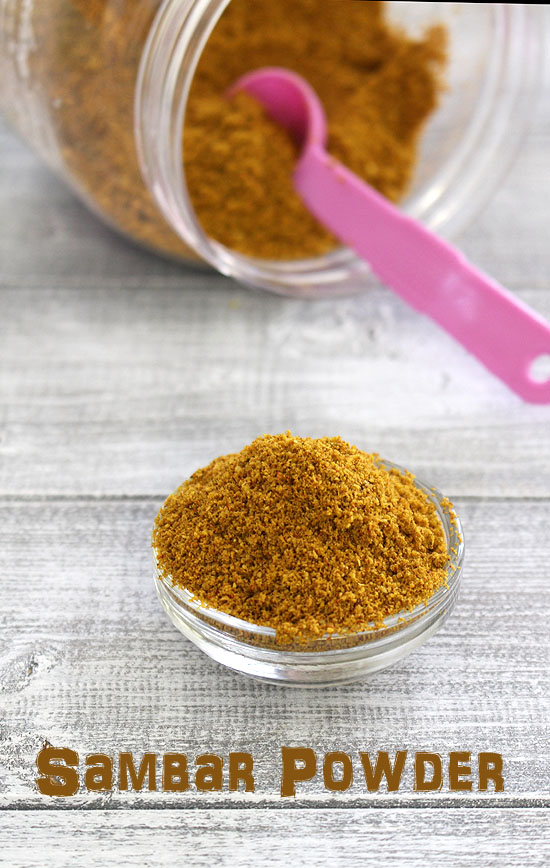 Sambar powder recipe | How to make Sambar masala/podi