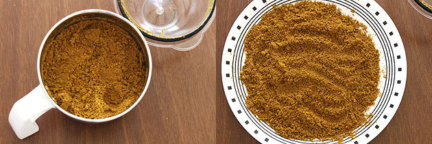 Sambar powder recipe | How to make Sambar masala/podi