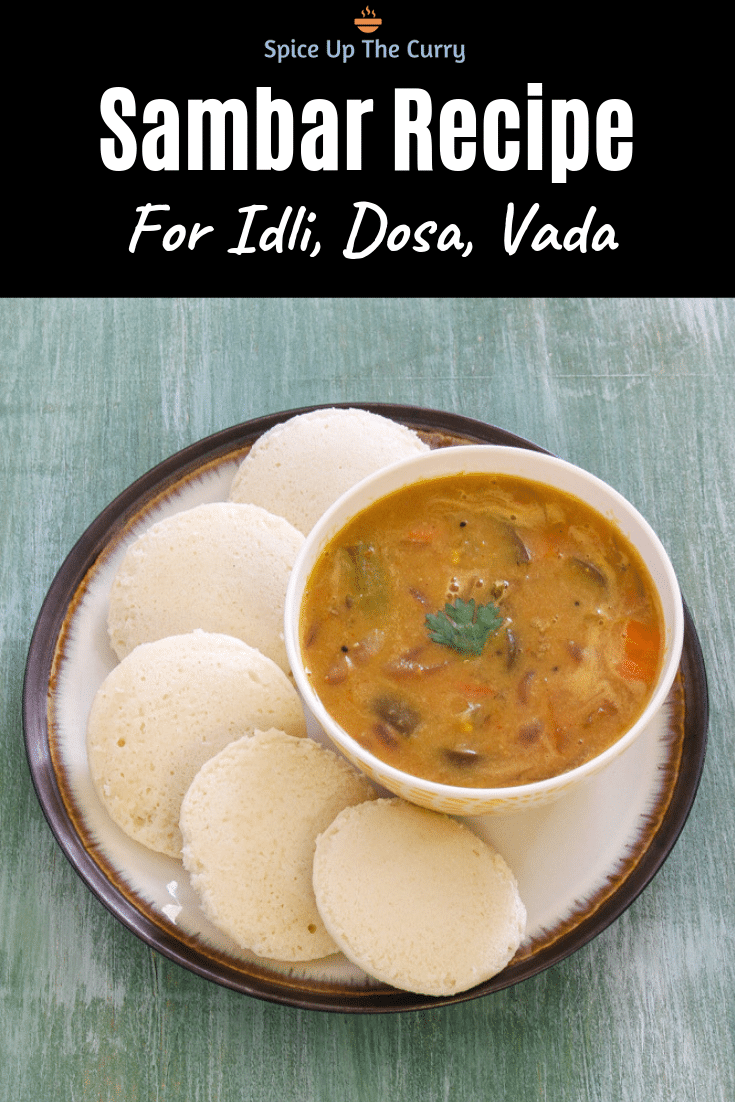 Sambar recipe (How to make sambar), South Indian vegetable sambar