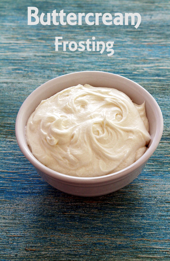 Buttercream frosting recipe (How to make buttercream frosting)