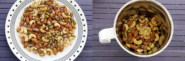 Milk masala powder recipe (How to make masala doodh powder)