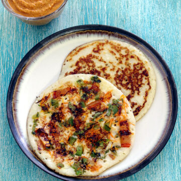 Uttapam recipe (How to make uttapam), mixed vegetable uttapam recipe