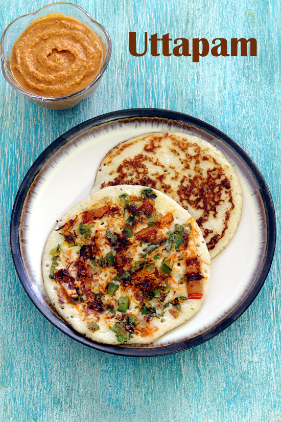 Uttapam recipe (How to make uttapam), mixed vegetable uttapam recipe