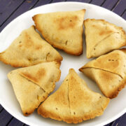 Baked samosa recipe (How to make samosa in the oven), Healthy samosa