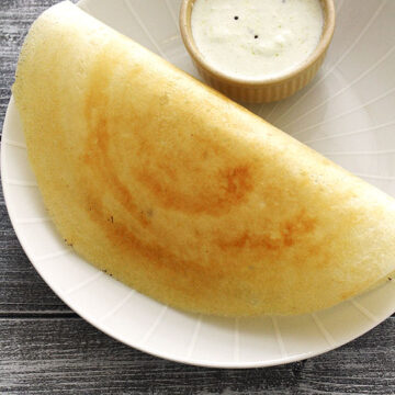 Dosa recipe (How to make plain dosa), Make dosa batter from scratch