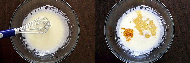 Eggless orange muffins recipe, How to make orange chocolate chip muffin