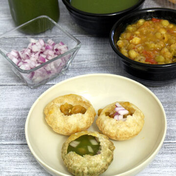 Ragda pani puri recipe (How to make pani puri recipe with ragda)