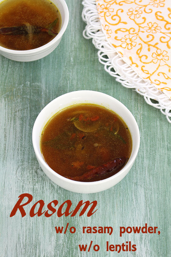 Rasam recipe (How to make rasam recipe without rasam powder)