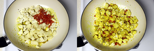 Aloo gobi recipe (How to make aloo gobi), Dry aloo gobi sabzi recipe