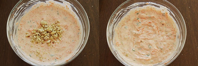 Carrot raita recipe (How to make carrot raita), Gajar raita recipe