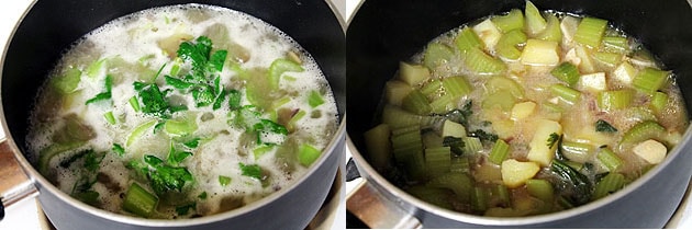 Celery soup recipe (How to make celery and potato soup recipe)