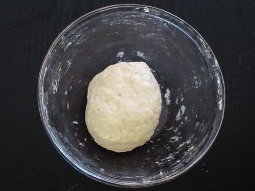 smooth, soft naan dough