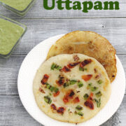 Rava uttapam recipe (Sooji uttapam) How to make instant rava uttapam