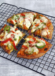 Pizza recipe using whole wheat flour (How to make atta pizza recipe)