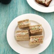 Veg Cream Cheese Sandwich Recipe (How to make Cream Cheese Sandwich Recipe)