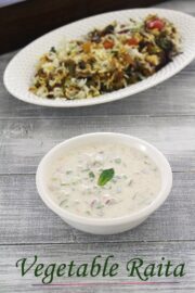Vegetable Raita Recipe (Mixed Veg Raita) How to make vegetable raita