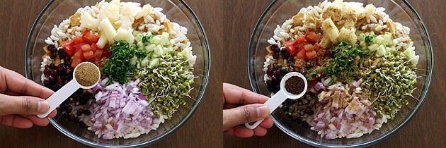 adding spice powders