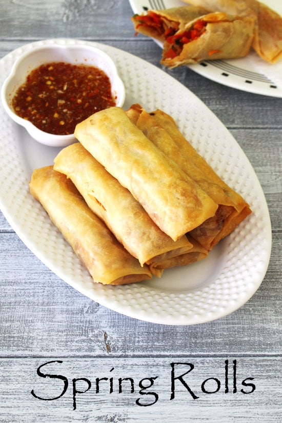 Spring Rolls Recipe (Veg Spring Rolls) How to make spring roll