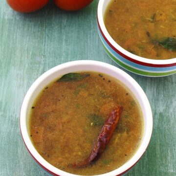 Tomato Rasam Recipe (How to make Quick and Easy tomato rasam)