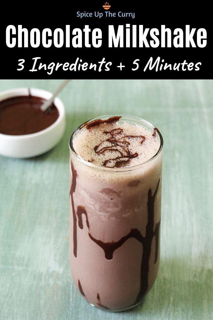 Chocolate Milkshake Recipe (Thick Chocolate Shake Recipe w/ Ice cream)